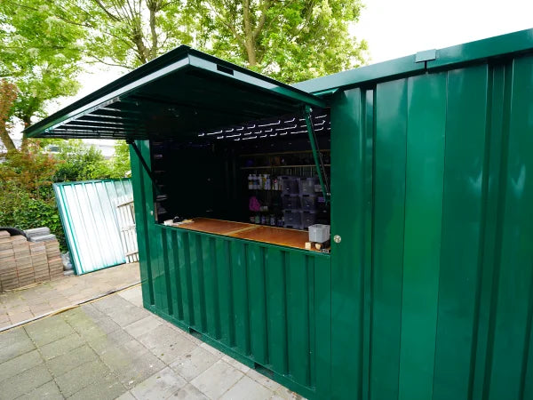 Contenedor Barra 2952 x 2290 x 2240 mm verde ral 6016